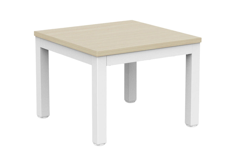Cubit Coffee Table 600 x 600 / Nordic Maple / White