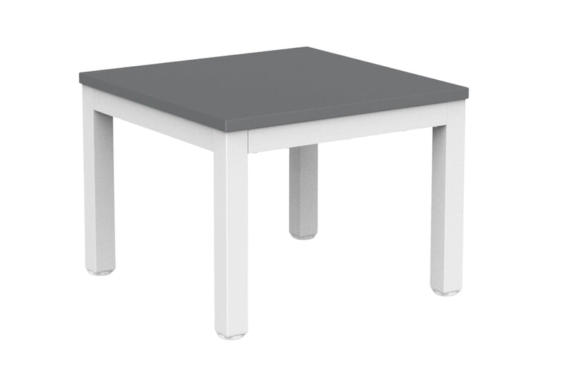 Cubit Coffee Table 600 x 600 / Silver / White