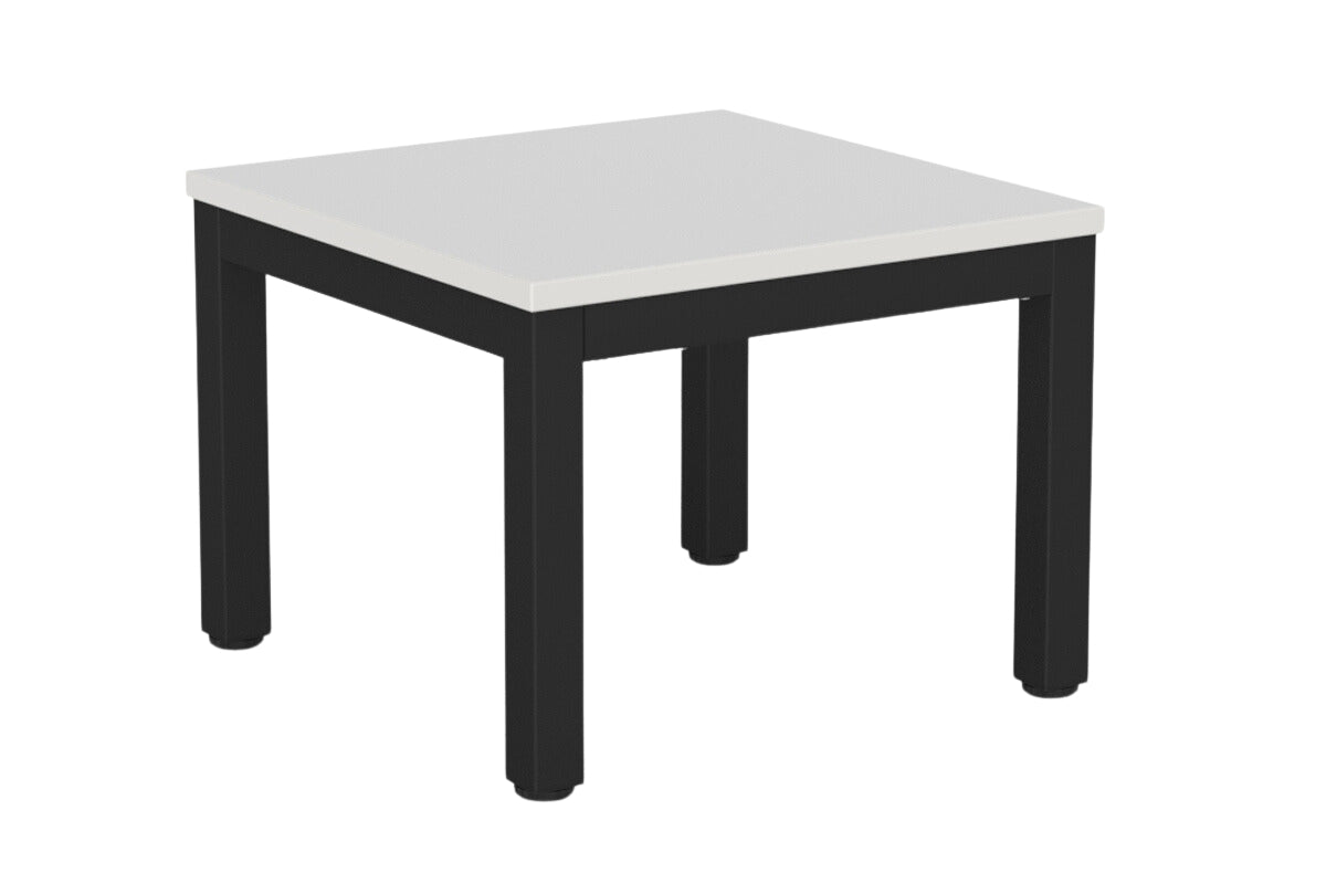 Cubit Coffee Table 600 x 600 / White / Black