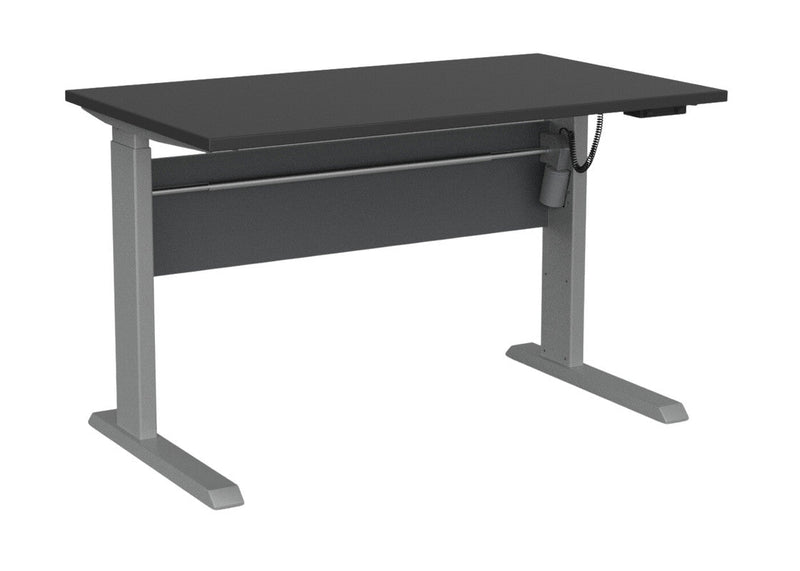 Cubit Electric Standing Desk 1200 x 700 / Black / Silver