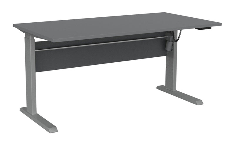 Cubit Electric Standing Desk 1500 x 800 / Silver / Silver