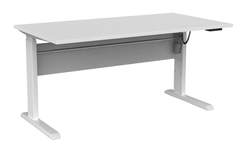Cubit Electric Standing Desk 1500 x 800 / White / White