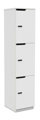 Cubit Locker 3-Door / White