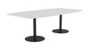 Cubit Polo Boardroom Table Boat / White