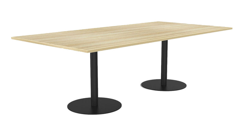 Cubit Polo Boardroom Table Rectangle / Atlantic Oak
