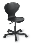 Echo Swivel Meeting Chair Black