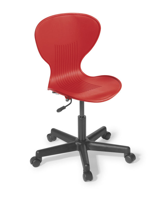 Echo Swivel Meeting Chair Red