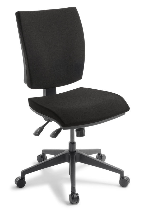 Edge 3 Mid Back Boardroom Chair Black / Without Arms