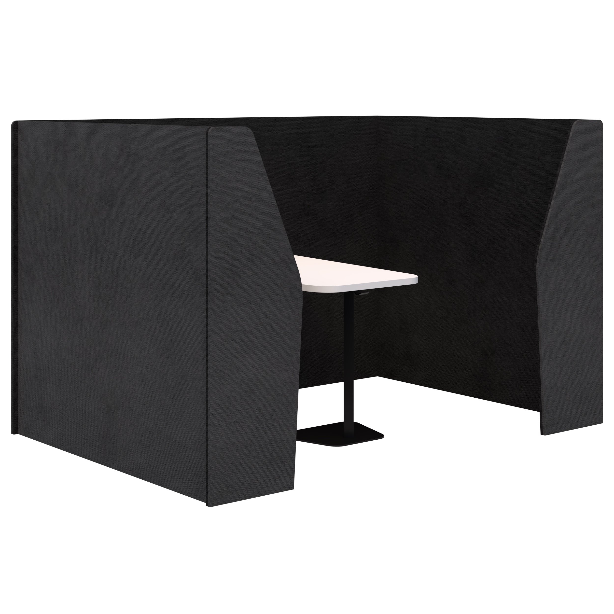 Edge 4 Person Meeting Booth Fletcher Pepper / Fletcher Midnight