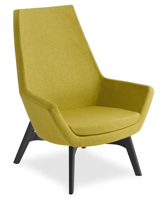 Eton Soft Seating Black Ash / Timber / High Back