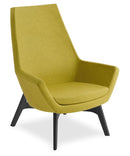 Eton Soft Seating Black Ash / Timber / High Back