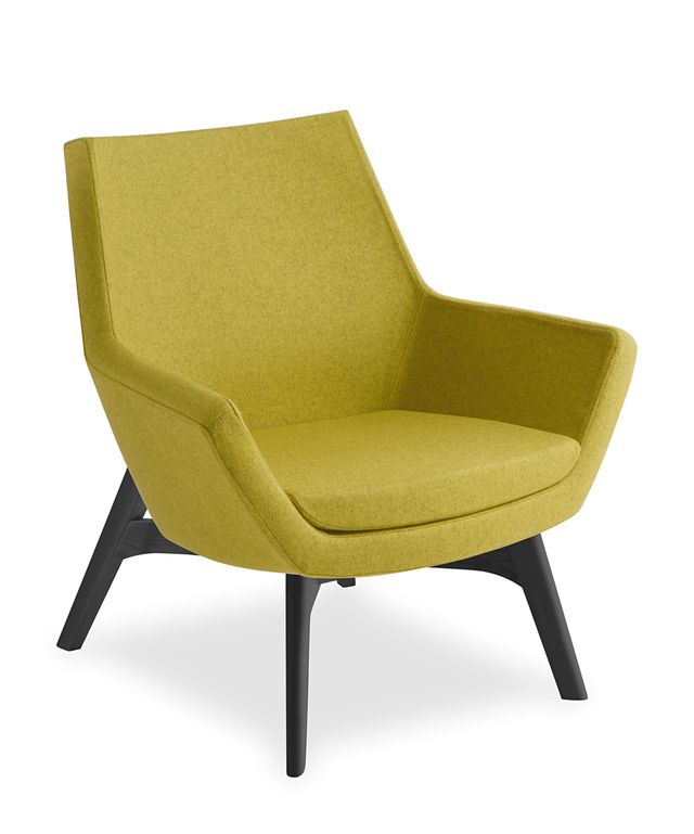 Eton Soft Seating Black Ash / Timber / Mid Back