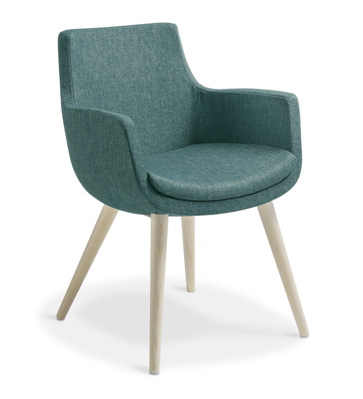 Ferne Meeting Chair Atlantic / Keylargo / Natural Ash Timber