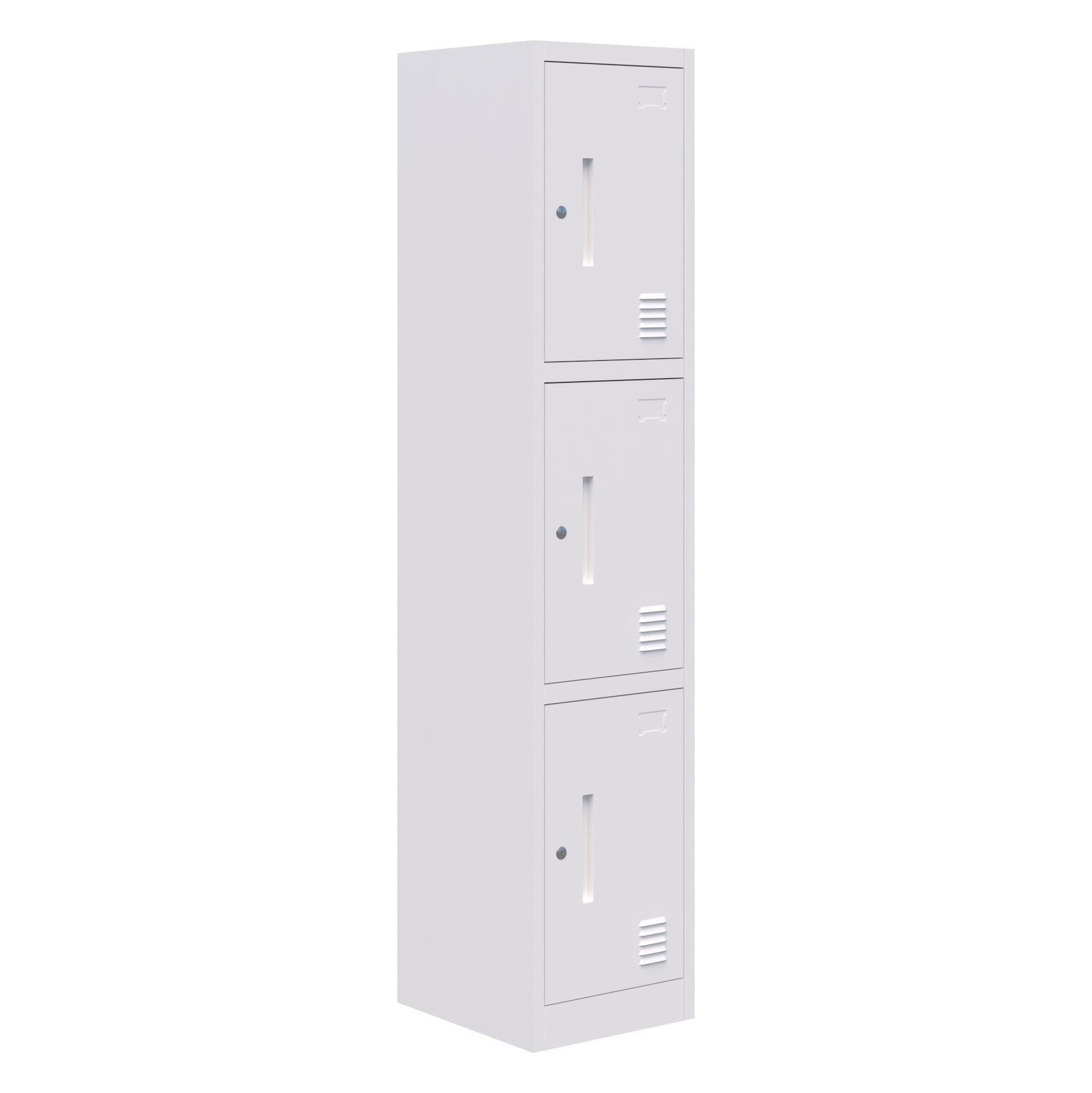 Fortis Steel Storage Locker 3 Door / Keyed Locking / 380