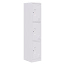 Fortis Steel Storage Locker 3 Door / Keyed Locking / 380