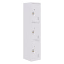 Fortis Steel Storage Locker 3 Door / Latch Lock for Padlock / 380
