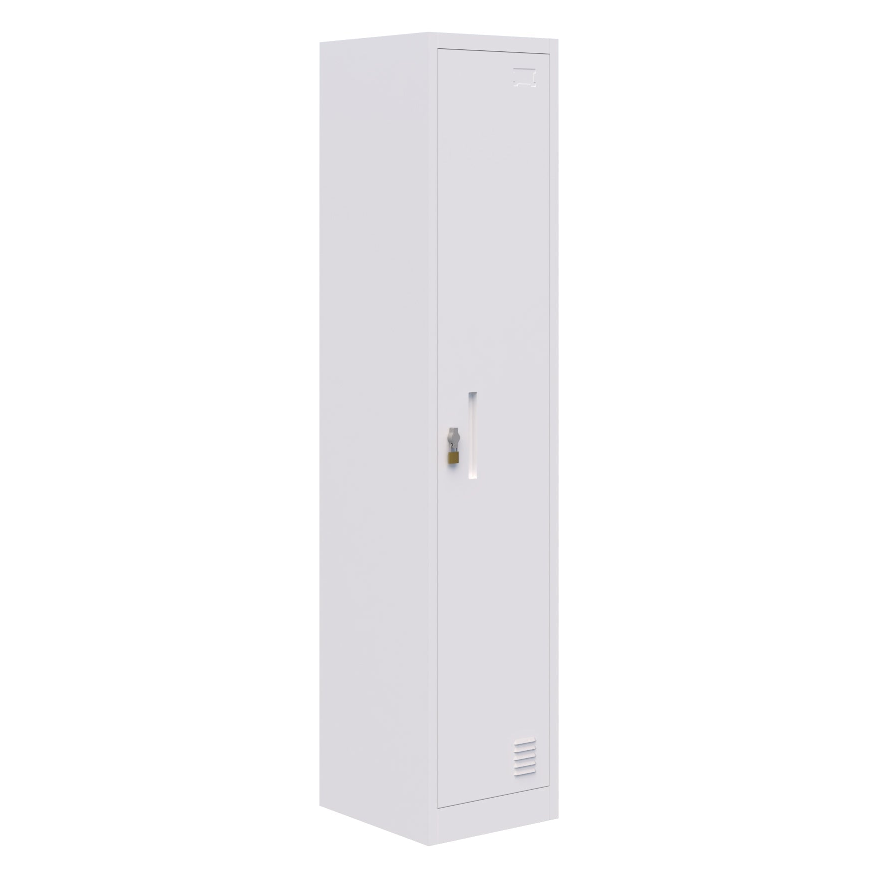 Fortis Steel Storage Locker Single Door / Latch Lock for Padlock / 380