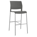 Game Barstool Charcoal / Chrome