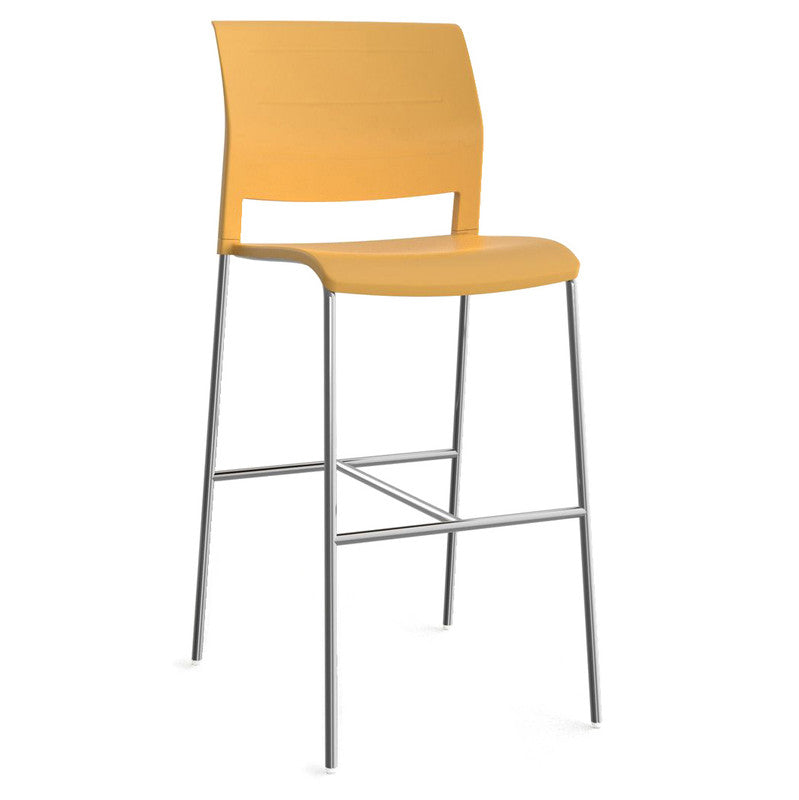 Game Barstool Daffodil / Chrome