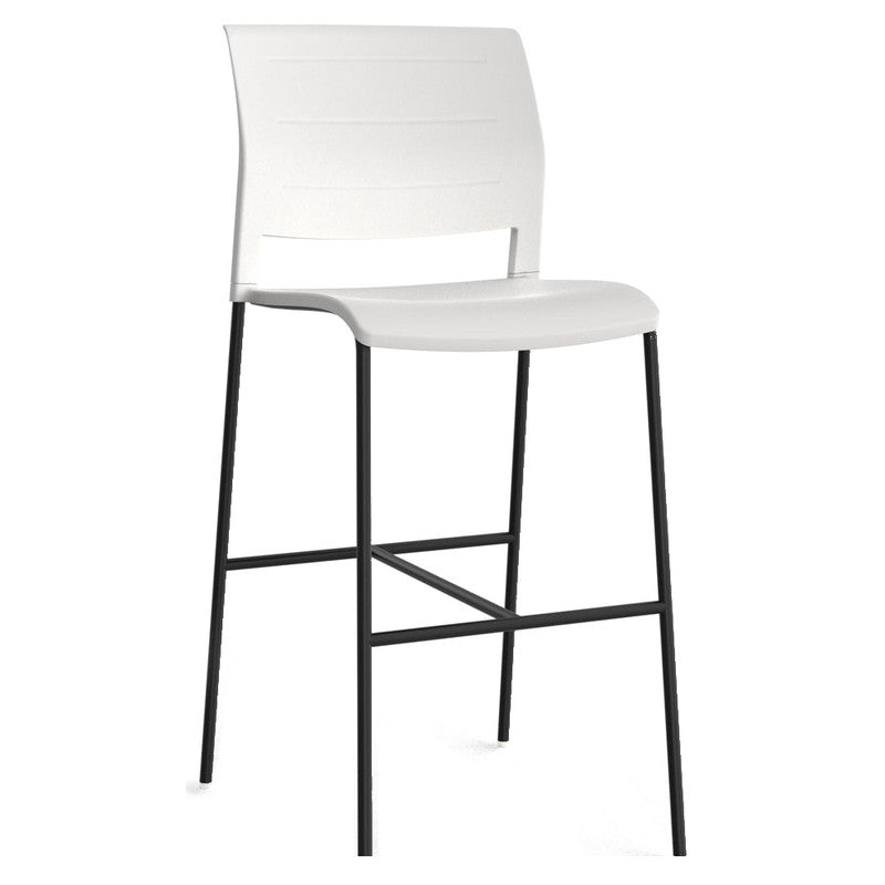 Game Barstool White / Black