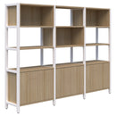 Grid 40 Modular Storage 1890 x 2560 / Classic Oak / White