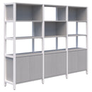 Grid 40 Modular Storage 1890 x 2560 / Silver Strata / White