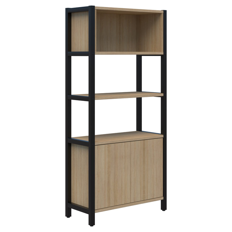 Grid 40 Modular Storage 1890 x 880 / Classic Oak / Black