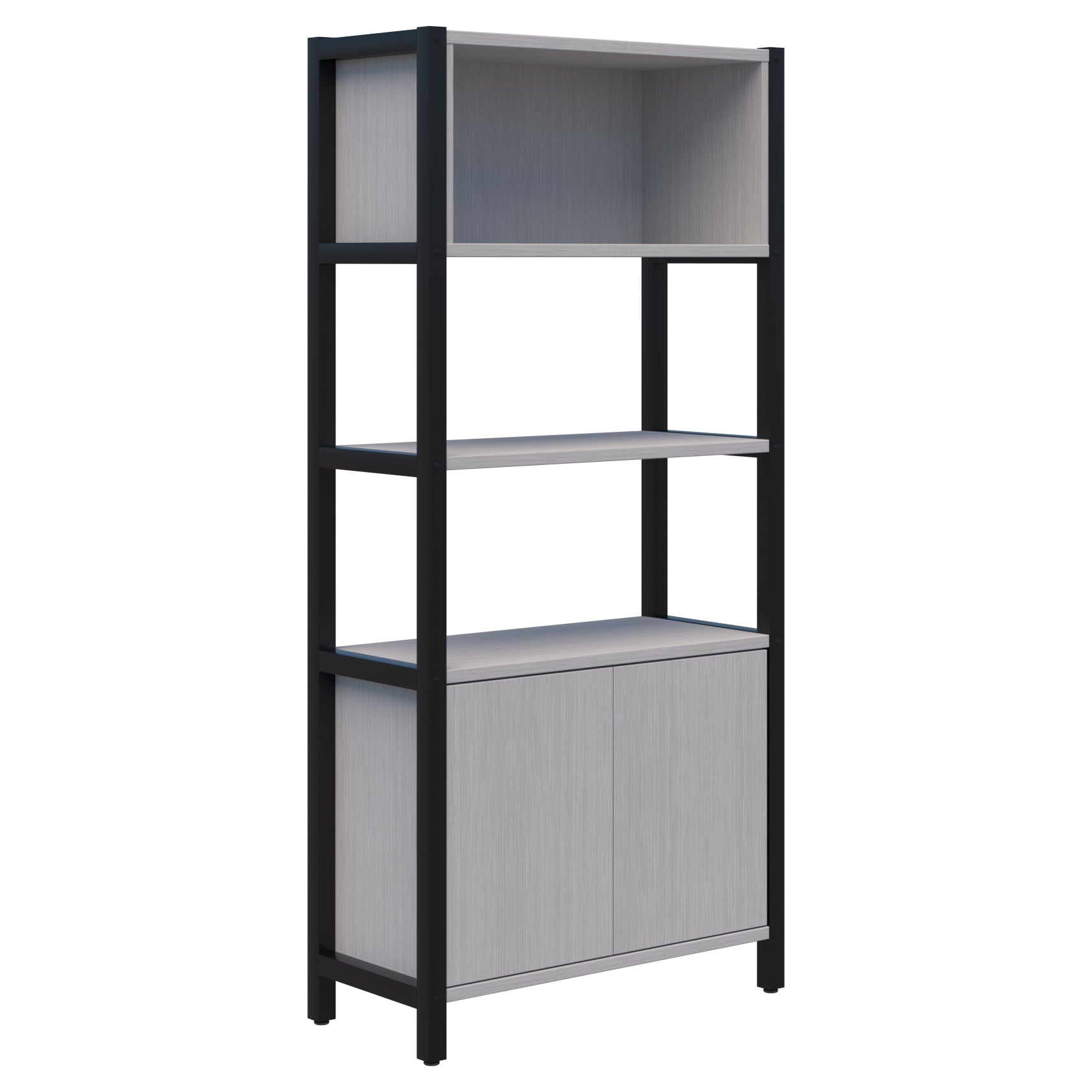 Grid 40 Modular Storage 1890 x 880 / Silver Strata / Black