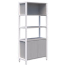 Grid 40 Modular Storage 1890 x 880 / Silver Strata / White