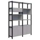 Grid 40 Modular Storage 2280 x 1720 / Silver Strata / Black