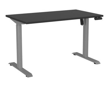 Haven Boost Standing Desk 1200 x 700 / Black / Silver