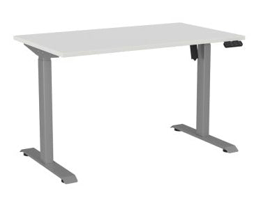 Haven Boost Standing Desk 1200 x 700 / White / Silver