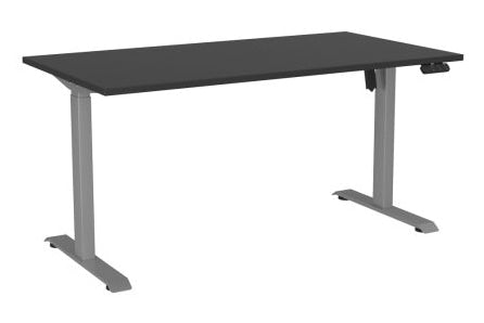 Haven Boost Standing Desk 1500 x 800 / Black / Silver