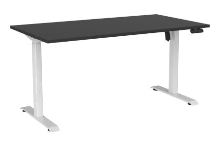 Haven Boost Standing Desk 1500 x 800 / Black / White