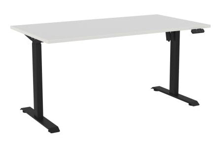 Haven Boost Standing Desk 1500 x 800 / White / Black