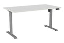 Haven Boost Standing Desk 1500 x 800 / White / Silver