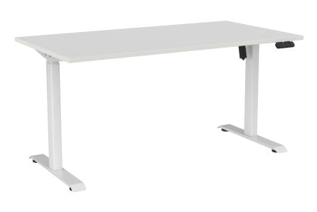 Haven Boost Standing Desk 1500 x 800 / White / White