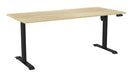 Haven Boost Standing Desk 1800 x 800 / Atlantic Oak / Black