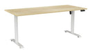 Haven Boost Standing Desk 1800 x 800 / Atlantic Oak / White