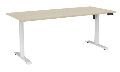 Haven Boost Standing Desk 1800 x 800 / Nordic Maple / White