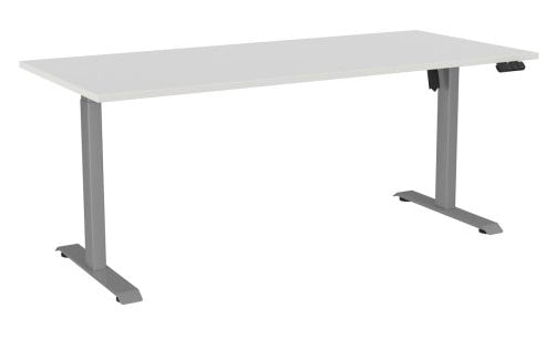 Haven Boost Standing Desk 1800 x 800 / White / Silver