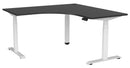 Haven Electric 90° Workstation 1500 x 1500 / Black / White