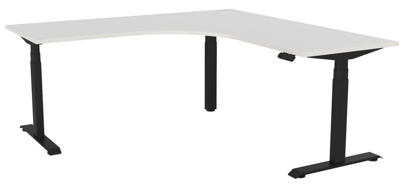 Haven Electric 90° Workstation 1800 x 1800 / White / Black