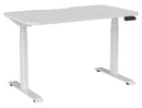 Haven Electric Single Sided Desk - Scallop & Radius 1200 x 700 / White / White