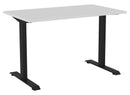 Haven Fixed Single Sided Desk 1200 x 700 / White / Black