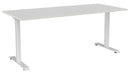 Haven Fixed Single Sided Desk 1800 x 800 / White / White