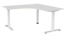 Haven Fixed Workstation Corner Desk 1500 x 1500 / White / White