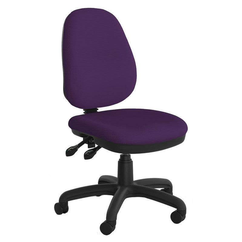 Holly Task Chair High Back Plum / 2 Lever