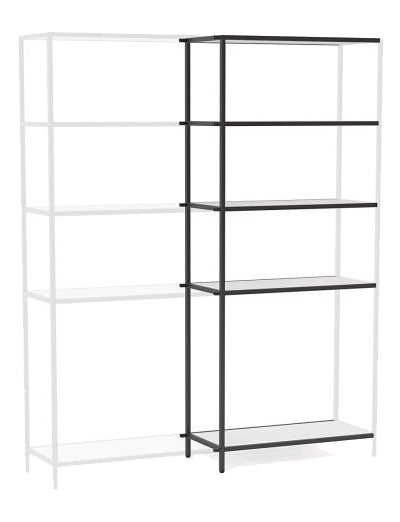 Kubix Shelving - Middle Section White
