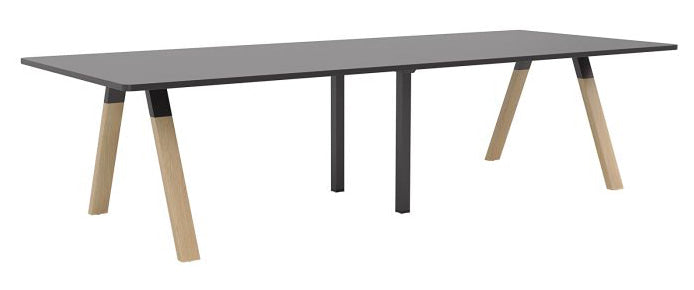 Ligna Boardroom Table 3m Metal / Black